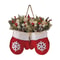 Creative Christmas Glove Wreath Garland Festive Door Hanging Decoration With Simulated Flowers 5