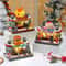 Rotating LED Christmas Music Box Glowing Holiday Ornament Decorative Gift 0