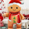 Standing Gingerbread Man Foil Balloon Christmas Party Decoration Air Fill Holiday Balloon 3