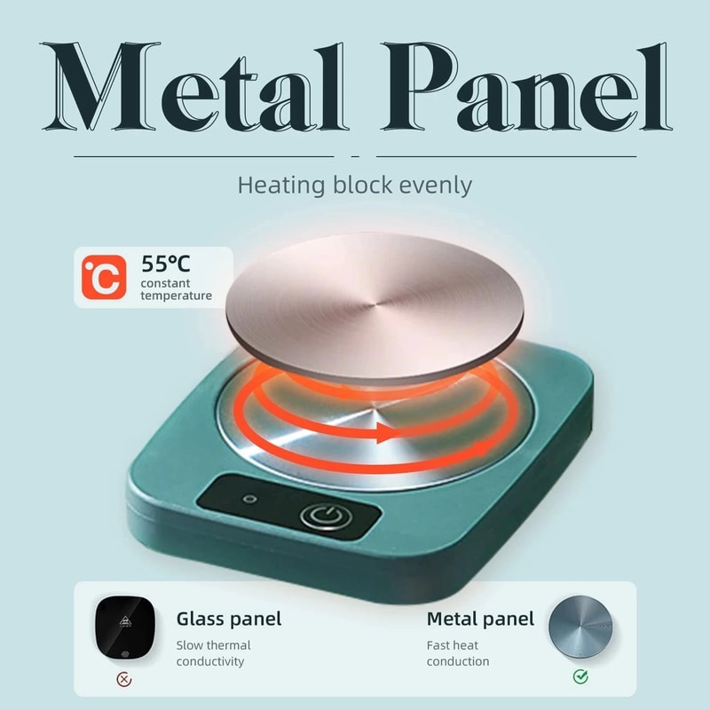 Electric Mug Warmer Constant Temperature Heating Coaster For Desk 4