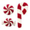 Candy Cane Christmas Throw Pillow Soft Plush Holiday Sofa Cushion Decorative Ornament 0