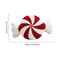Candy Cane Christmas Throw Pillow Soft Plush Holiday Sofa Cushion Decorative Ornament 8
