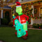 68FT Grinch Holding Tree Inflatable With LED Lights For Outdoor Christmas Decor 2