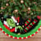 Grinch Inspired Christmas Tree Skirt For Festive Holiday Home Decor 6