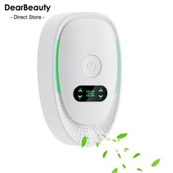 plug-in mini air purifier negative ion generator smoke & odor remover for home