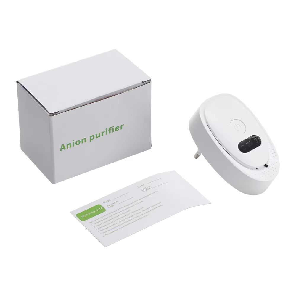 PlugIn Mini Air Purifier Negative Ion Generator Smoke Odor Remover For Home 6