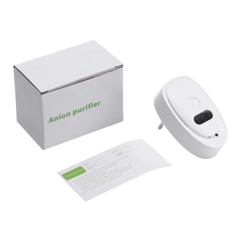 PlugIn Mini Air Purifier Negative Ion Generator Smoke Odor Remover For Home 6