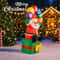 59FT Lighted Santa With Gift Box Inflatable For Outdoor Christmas Yard Decor 2