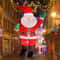 7087in Inflatable Christmas Decoration Santa Backpack LED Outdoor Holiday Display 1