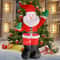 7087in Inflatable Christmas Decoration Santa Backpack LED Outdoor Holiday Display 3