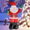 7087in Inflatable Christmas Decoration Santa Backpack LED Outdoor Holiday Display 4