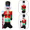 9449in Inflatable Nutcracker Christmas Decoration LED Light Outdoor Holiday Display 4