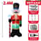 9449in Inflatable Nutcracker Christmas Decoration LED Light Outdoor Holiday Display 5