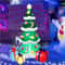 8268in Inflatable Christmas Tree With LED Lights Outdoor Holiday Yard Decoration 3