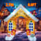 1059in Christmas Inflatable Archway With LED Lights Outdoor Holiday Entrance Decoration 0