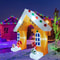 1059in Christmas Inflatable Archway With LED Lights Outdoor Holiday Entrance Decoration 5