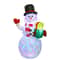 5906in Inflatable Snowman Christmas Decoration With LED Lights Outdoor Holiday Display 5