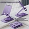 360 Rotating Metal Phone Stand Foldable Adjustable Tablet Holder K61 0