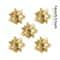 Glitter Artificial Christmas Flowers Tree Ornaments For Festive Holiday Decor 6