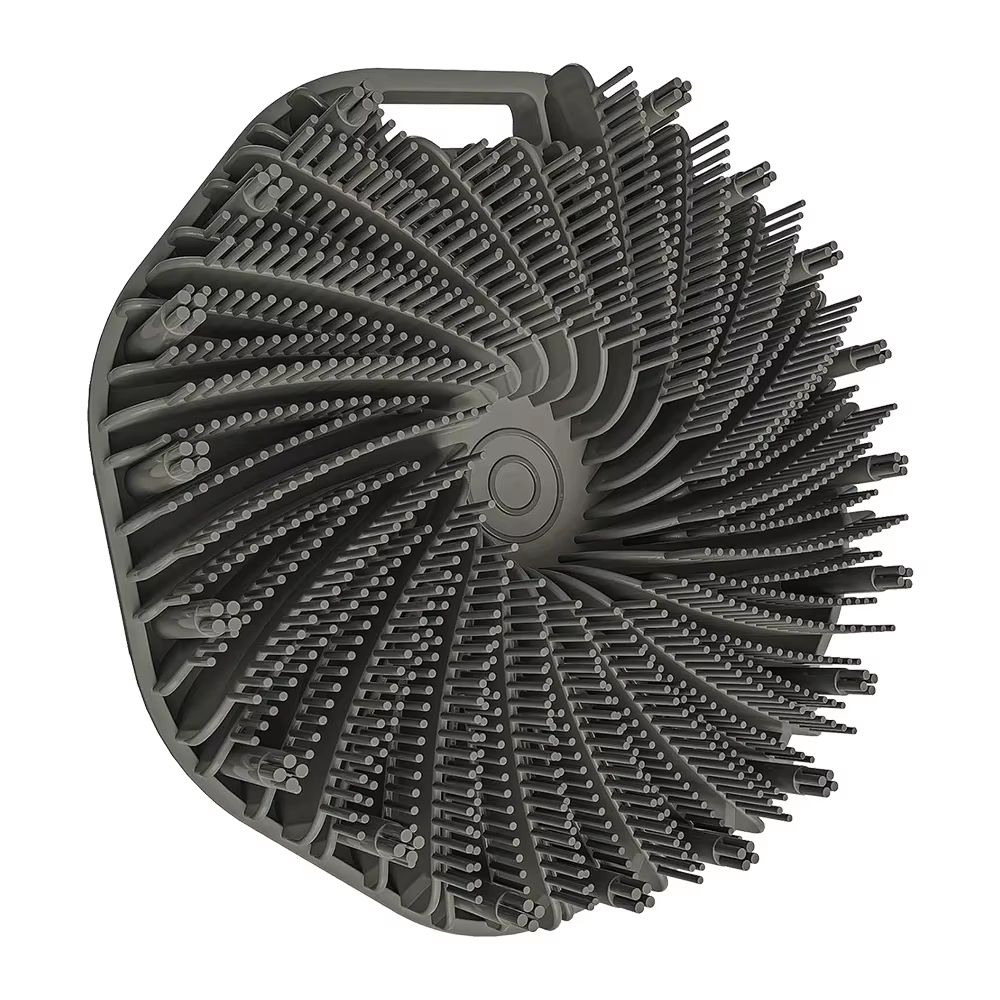 Silicone Body Scrubber With Hand Strap Exfoliating Shower Brush Non Slip Bath Cleaner 10