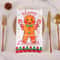 2PCS Gingerbread Christmas Kitchen Towels Set Festive Holiday Dish Cloth Decor 2