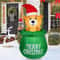 60in Christmas Inflatable Bear With Gift Bag LED Outdoor Holiday Yard Decoration 3