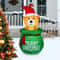 60in Christmas Inflatable Bear With Gift Bag LED Outdoor Holiday Yard Decoration 4