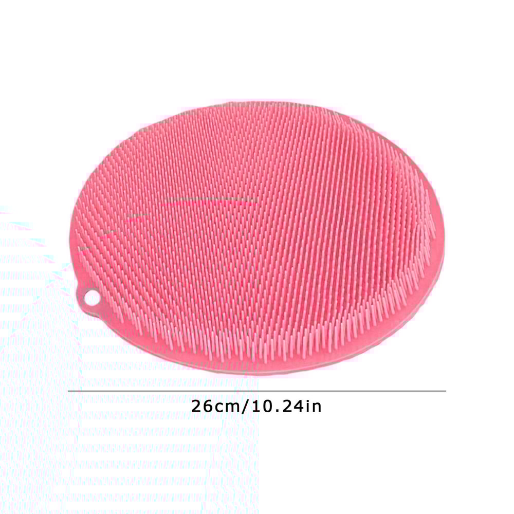 Wall Mounted Silicone Shower Scrubber Massage Pad Foot And Back Cleaning Mat 6