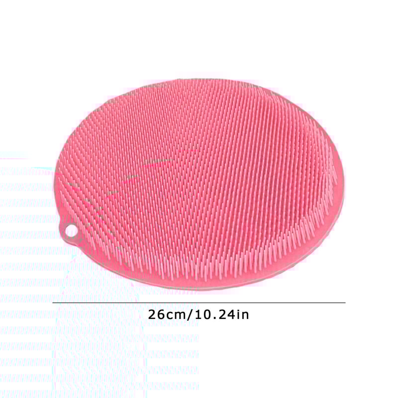 Wall Mounted Silicone Shower Scrubber Massage Pad Foot And Back Cleaning Mat 6