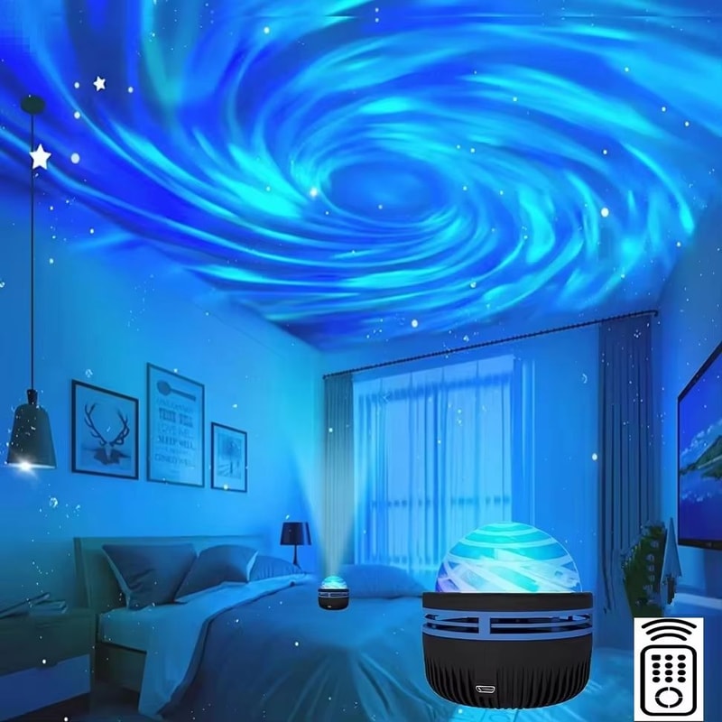 LED Galaxy Projector Night Light Colorful Star Sky Room Lamp For Bedroom And Party Decor 6