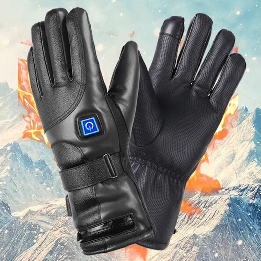 Rechargeable Heated Touchscreen Gloves Waterproof Thermal Hand Warmers For Outdoor Winter Use 1