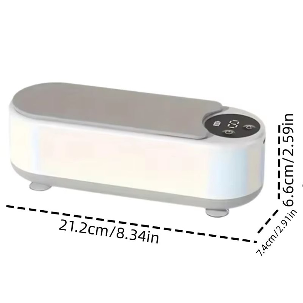 Ultrasonic Eyeglass Cleaner Machine Portable High Frequency Jewelry And Contact Lens Cleaner 5