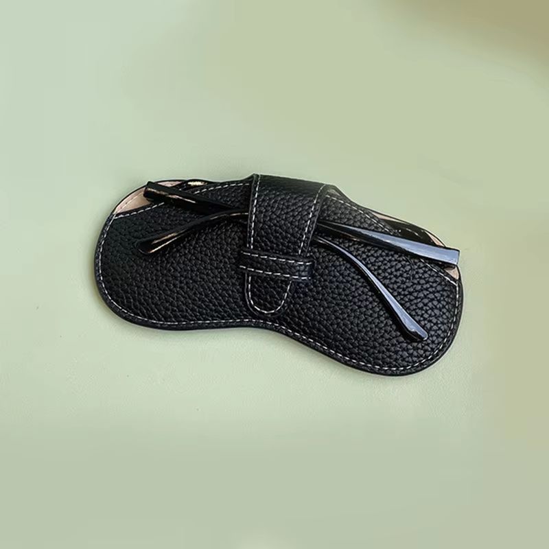Soft Leather Glasses Case Pouch Portable Slim Sunglasses Protector For Women 7