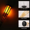 Solar Flickering Flame Torch Lights Waterproof Bamboo Outdoor Garden Pathway Decor 2