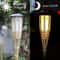 Solar Flickering Flame Torch Lights Waterproof Bamboo Outdoor Garden Pathway Decor 3