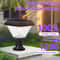 Solar RGB Post Light With Timer Waterproof LED Outdoor Garden Yard Lamp 0
