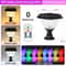 Solar RGB Post Light With Timer Waterproof LED Outdoor Garden Yard Lamp 3