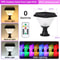 Solar RGB Post Light With Timer Waterproof LED Outdoor Garden Yard Lamp 3