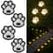 Solar Paw Print LED Garden Lights Waterproof Outdoor Pathway Lawn Decor 6