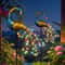 Solar Peacock Stake Light Waterproof LED Garden Decor With Multicolor Glow 0