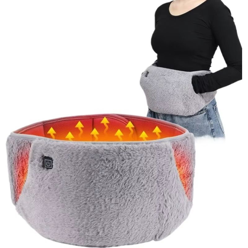 Rechargeable Menstrual Heating Belt USB Electric Waist Warmer For Period Pain Relief 6