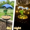 Solar Frog Statue Garden Bird Feeder With Pathway Light 1