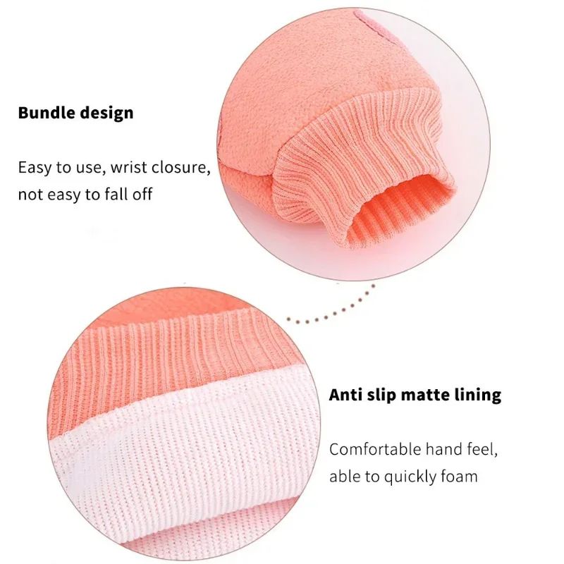Spa Exfoliating Shower Gloves Body Scrub Mitt For Deep Cleansing And Skin Renewal 5