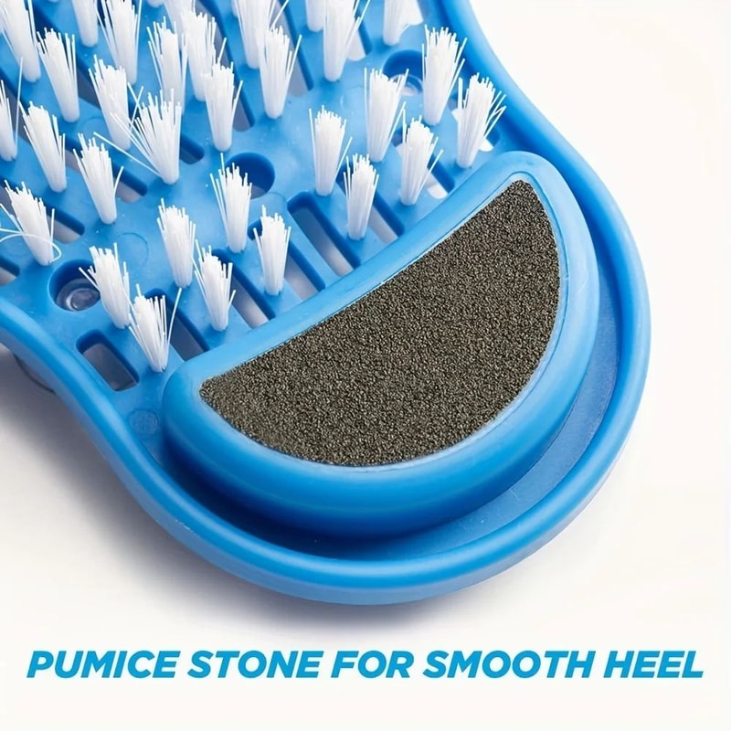 Shower Foot Scrubber Brush With Suction Cups For Deep Cleaning And Gentle Massage 2