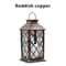 Solar Palace Lantern Outdoor Garden Hanging Light Waterproof Candle Glow Decor 6