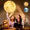 USB Moon And Earth Projection Light Ceiling Atmosphere Night Lamp 1
