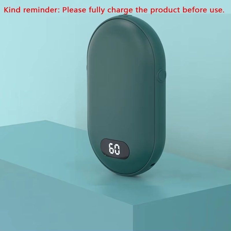 Rechargeable Pocket Hand Warmer With Double Sided Heating And 2 Temperature Settings 1