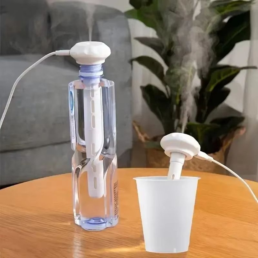 Super Quiet Portable Mist Humidifier Adjustable USB Air Moisturizer No Bottle Needed 1