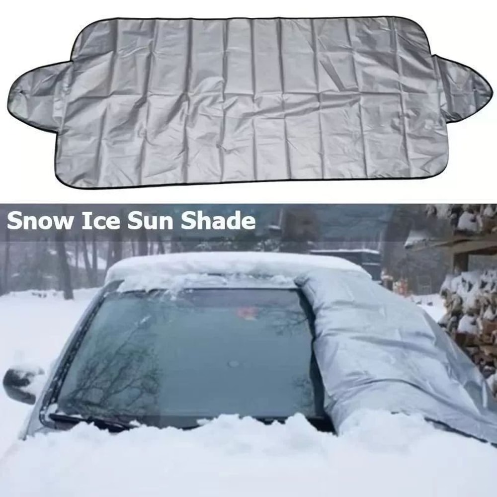 Universal Car Windshield Snow Cover AllSeason Frost Ice Rain And Sun Protector 0
