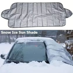 universal car windshield snow cover all-season frost ice rain and sun protector